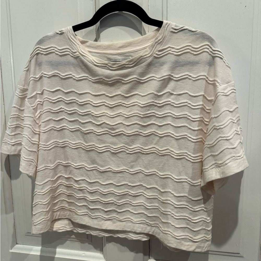 Madewell Texture & Thread cropped tee